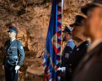 Ocenění policistů v Punkevních jeskyních, 10. 11. 2025