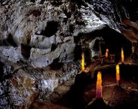 Šošůvské jeskyně - zimní prohlídky - průsvitné krápníky