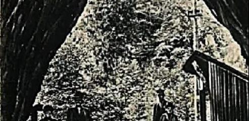 Kateřinská jeskyně - vchod upravený 1910